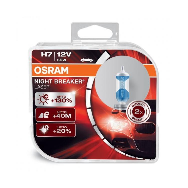 H7 Osram Night Breaker Laser 12V к-т 2бр 